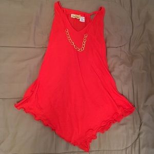 Tank top with ruffles -Medium